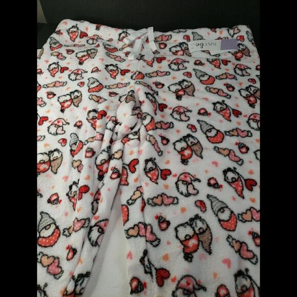 Plus Size 3X Gnome Hearts Plush Sleep Loungewear‎ Pant Soft PJ Pajama Pant - Picture 1 of 7
